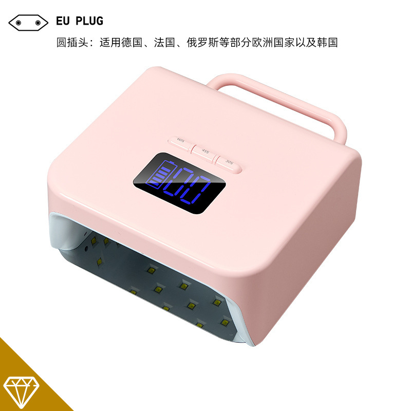 New 220W Hot Lamp Smart Wireless Power Storage Long Endurance Nail Phototherapy Machine Portable LED Lamp for Nails Dryer