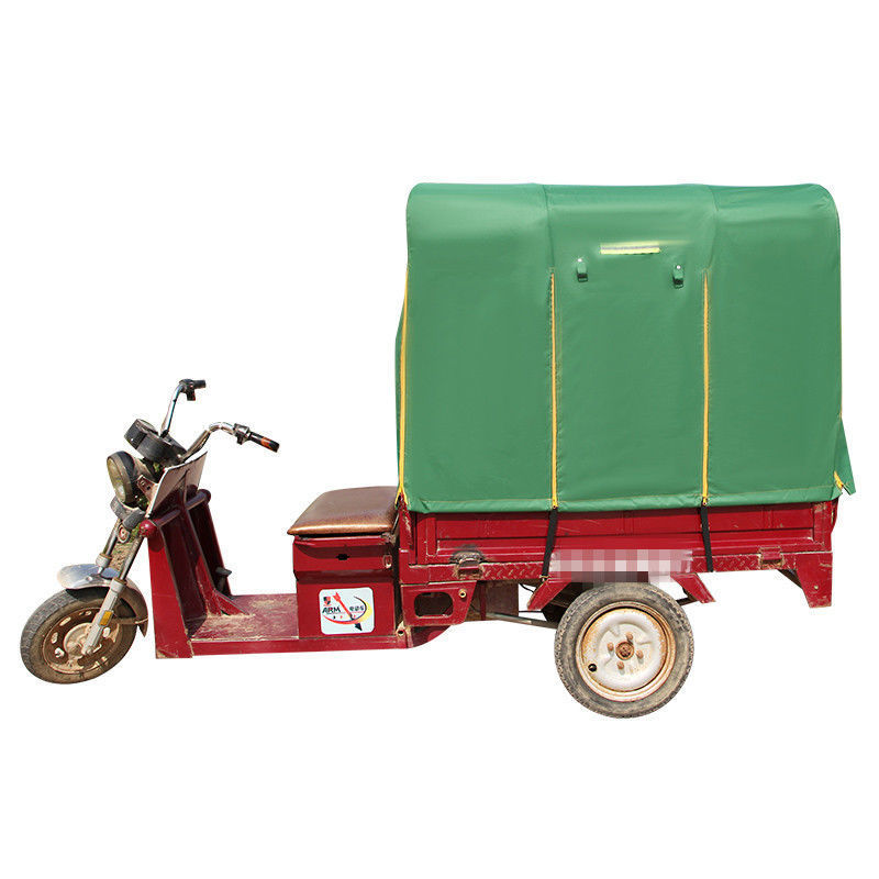 三轮电动车挡雨棚帆布帐篷户外遮阳棚防雨罩加厚篷布后车厢