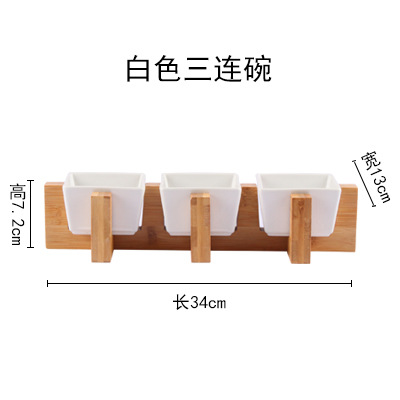 Ceramic Square Cup Japanese-Style Snack Dish Special Creative Tableware Dadong Artistic Conception Fusion Dish Combination Tableware