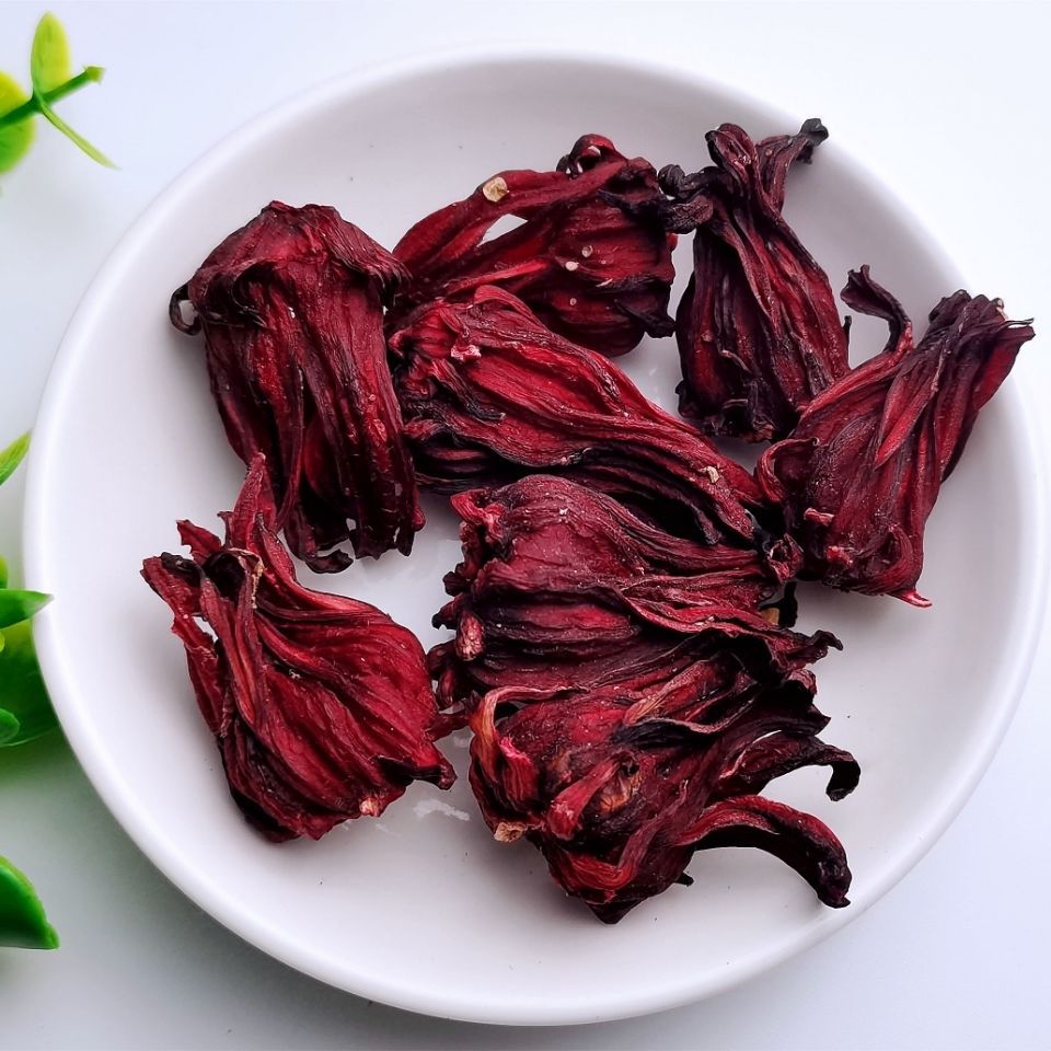 【整朵】云南洛神花茶货整朵玫瑰茄洛神花干批发配柠檬片泡水茶