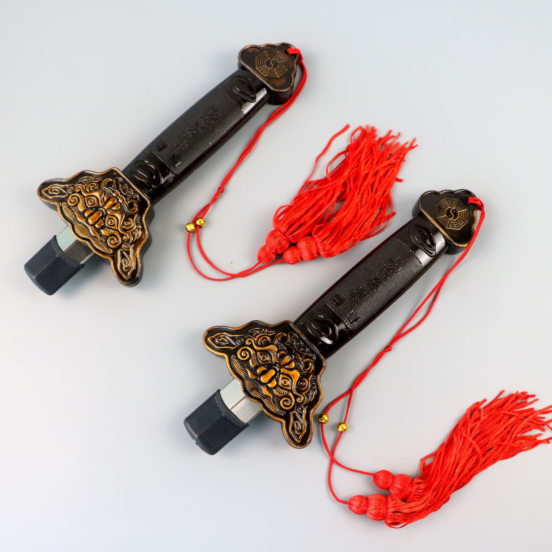 不锈钢伸缩剑儿童玩具剑表演活动道具伸缩太极剑公园晨练 未开刃