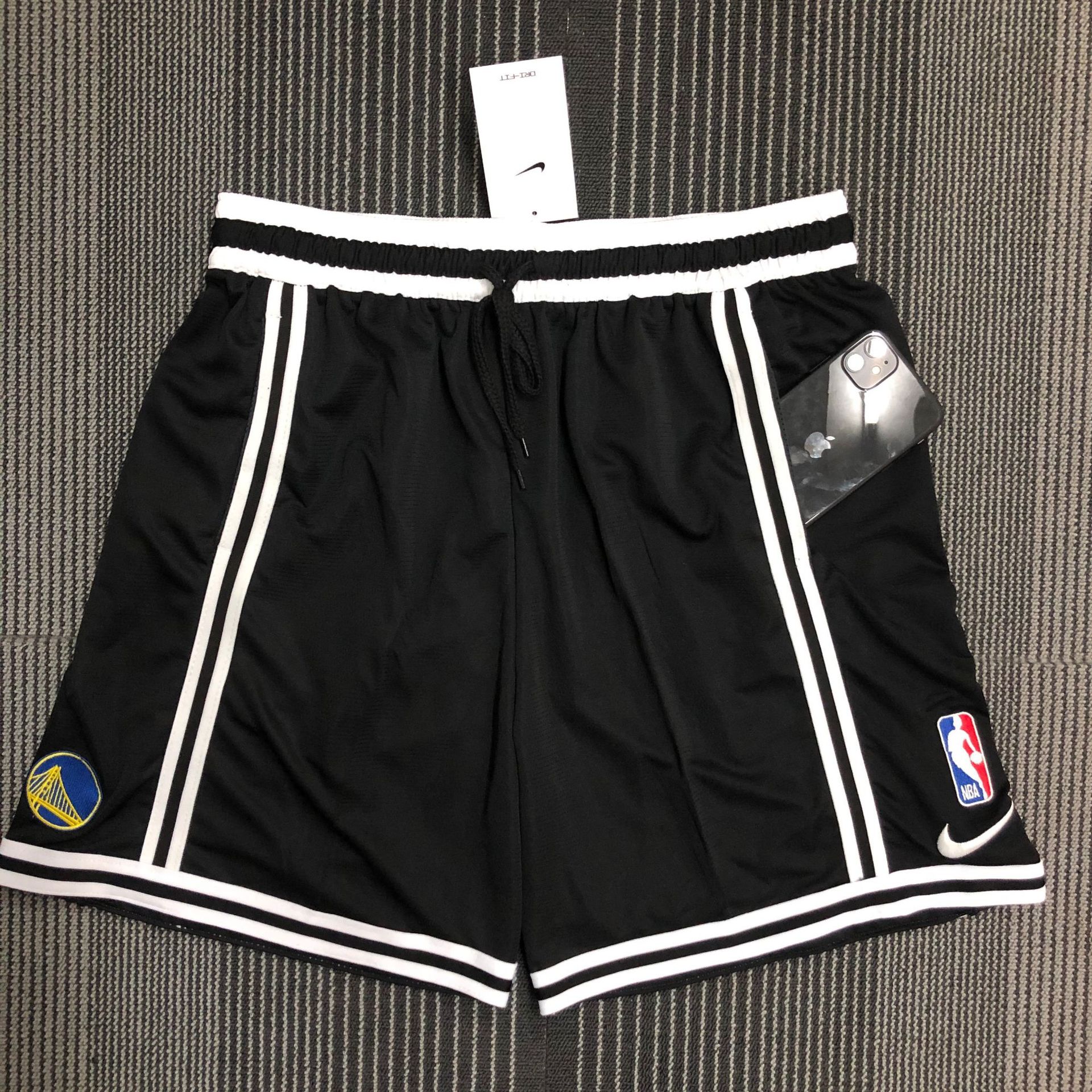 nba2202 美式训练短裤篮网勇士湖人快船刺绣篮球裤一件起批-阿里巴巴
