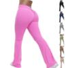 U 74780 High Waist Hip Lift Yoga Pants Paige Hip yoga Bell-bottoms U 74780 High Waist Hip Lift Yoga Pants Paige Hip yoga Bell-bottoms