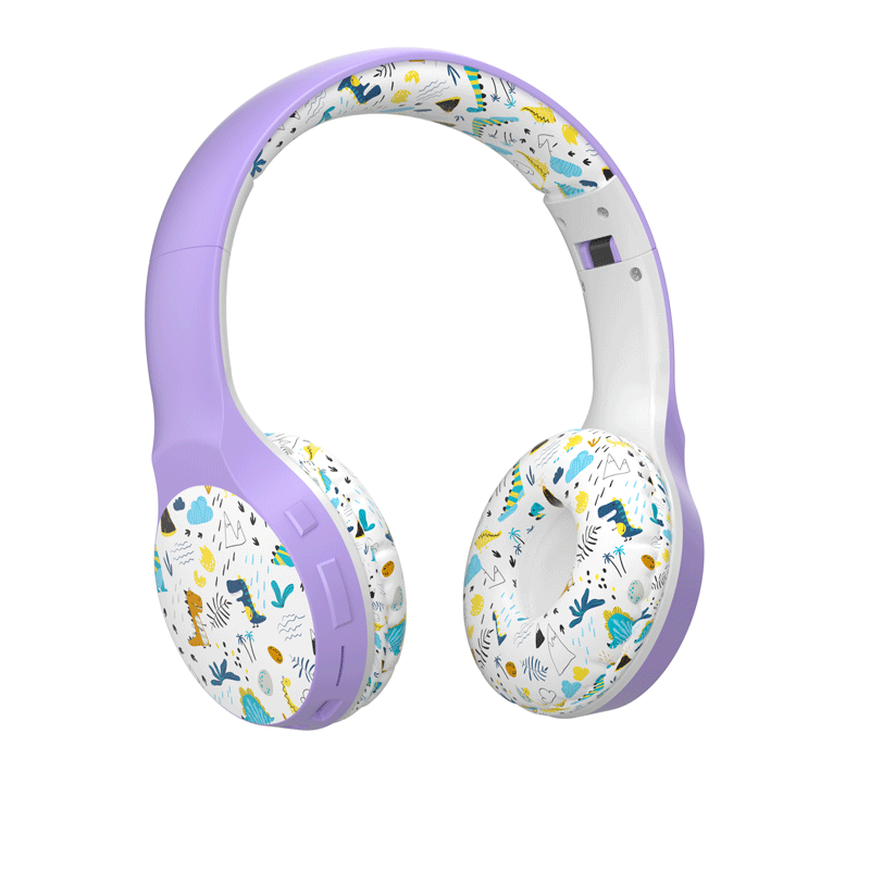 VJ-070 Cartoon Children's Learning Headset Bluetooth Headset Wireless Stereo Foldable Cross-Border New Arrival Gift