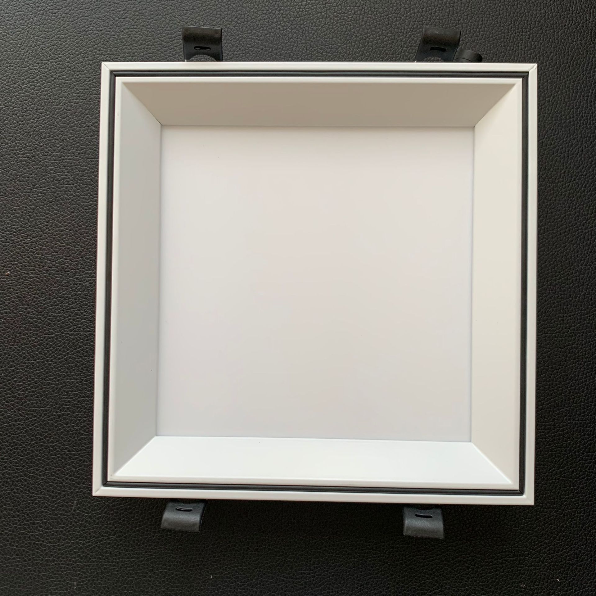 集成吊顶蜂窝板led灯190*190黑色白色小方灯高亮平板灯新款大板灯-阿