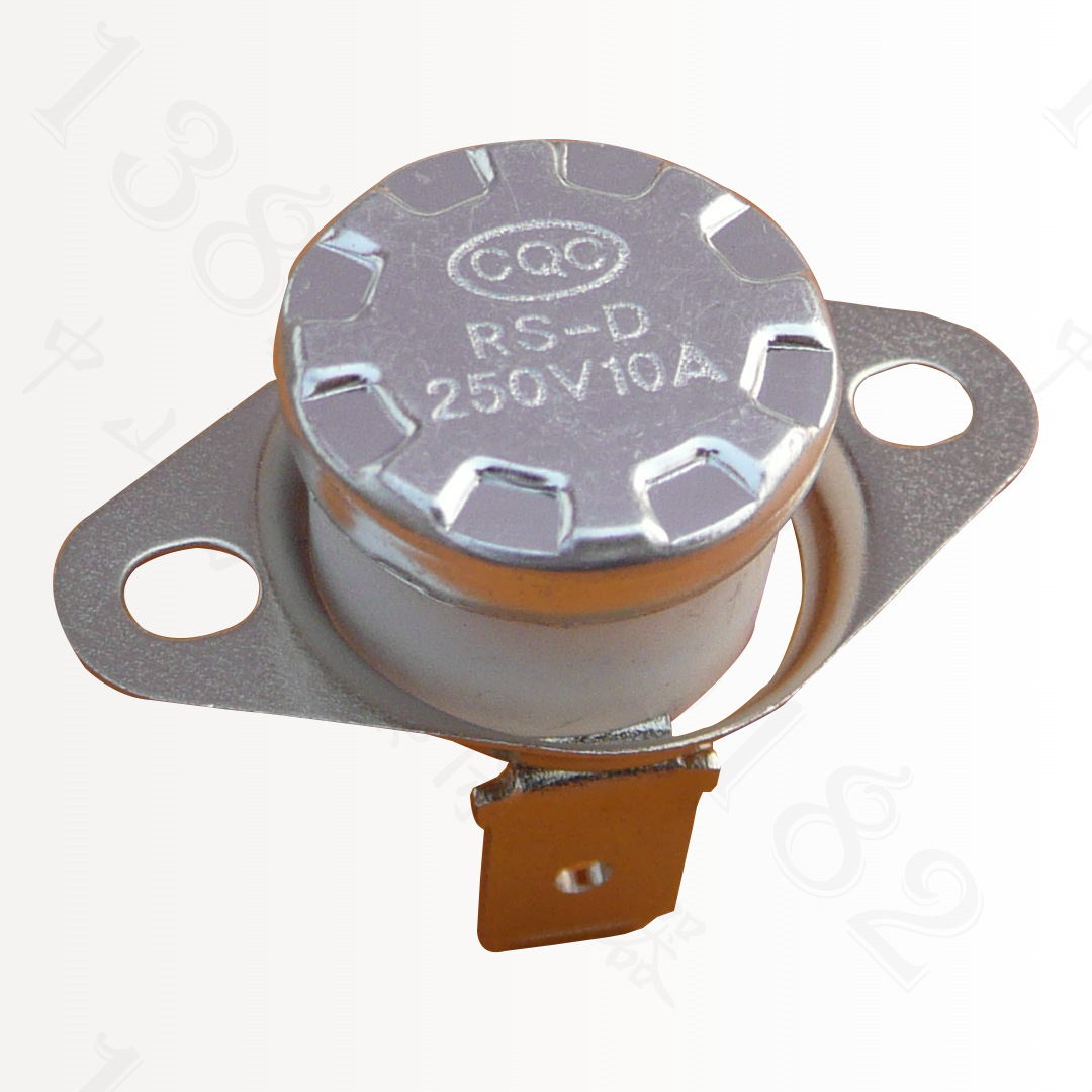 专业生产高品质暖风机温控开关敞开式温度开关背包式热保护器电吹