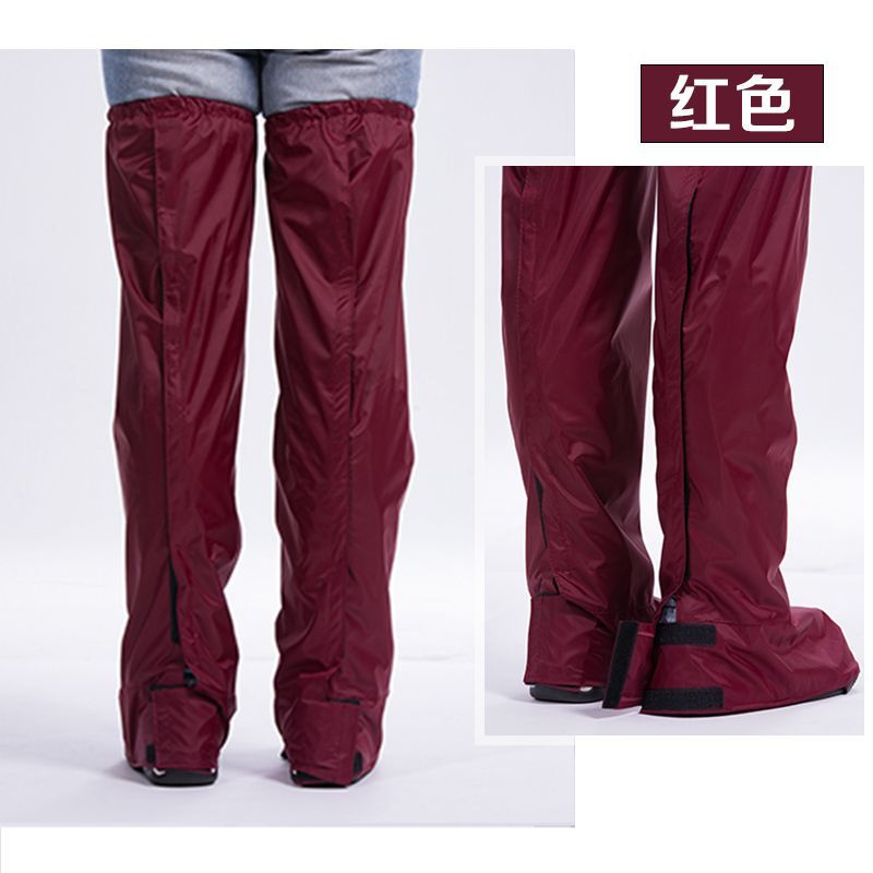防水雨裤套男女防滑雨衣高位裤腿套骑行电动摩托车下雨天防雨鞋套