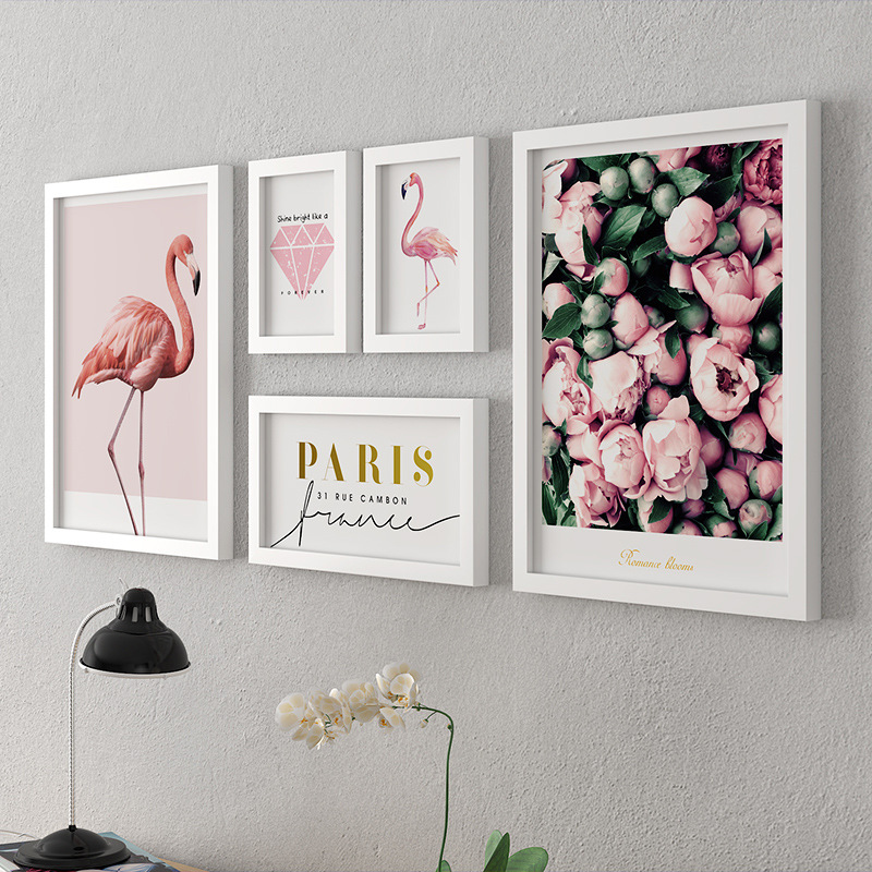 照片墙墙面装饰免打孔客厅相片墙贴餐厅相框墙上创意挂墙组合卧室