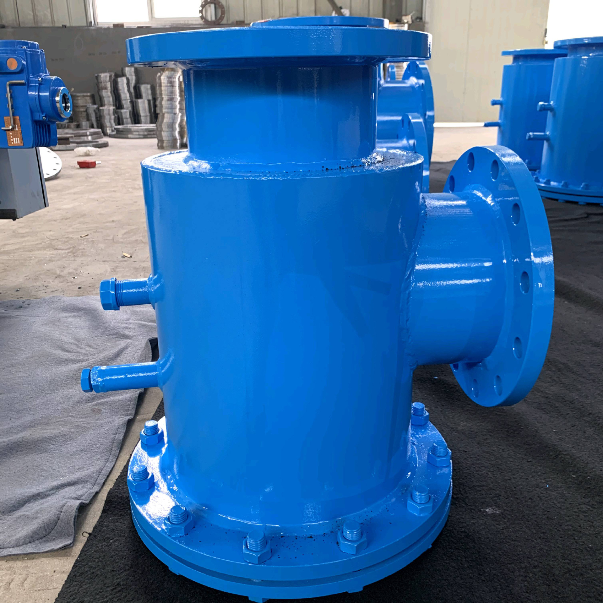 厂家供应可定制碳钢焊接过滤器水泵角式过滤器导流扩散过滤器