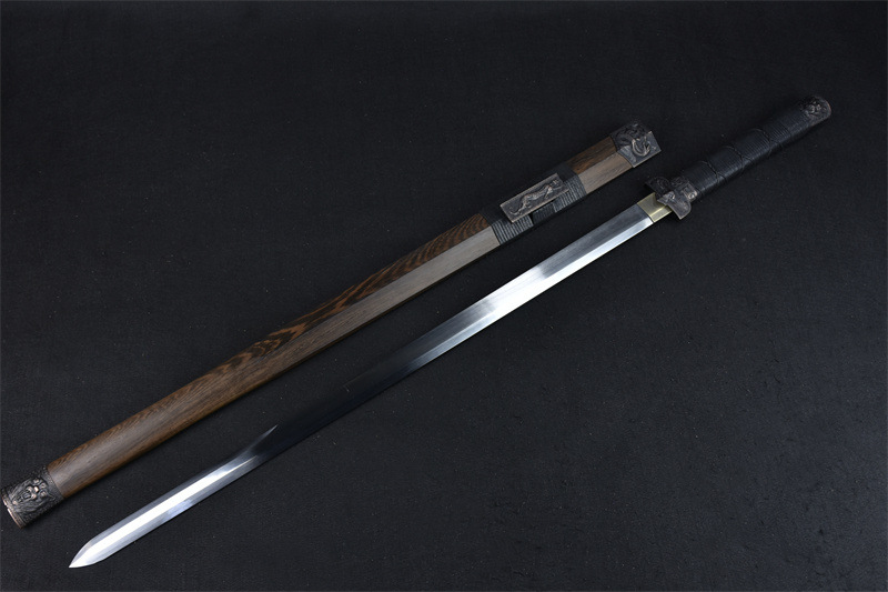 龙泉刀剑手工锻打古典春秋汉剑唐剑影视佩剑冷兵器收藏工艺未开刃