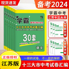 2024新版学霸备考江苏2024十三大市中考试卷汇编语文数学英语物理