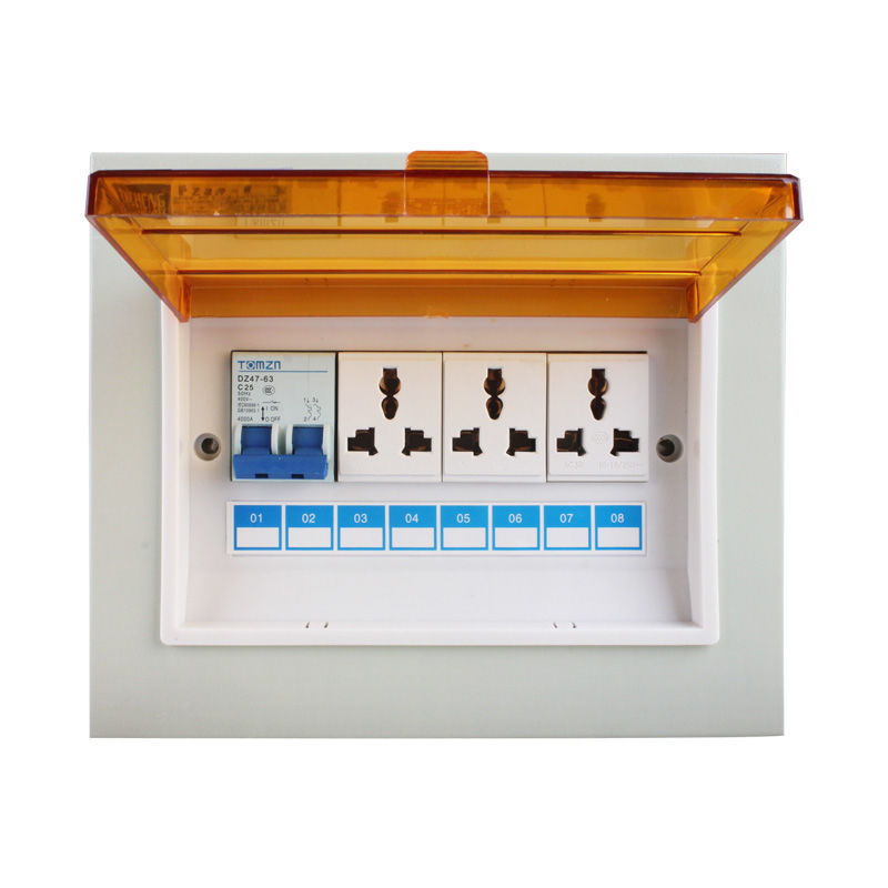 太湖城插座箱pz30配电箱8 10 12 15回路箱明暗装电源工业插座盒
