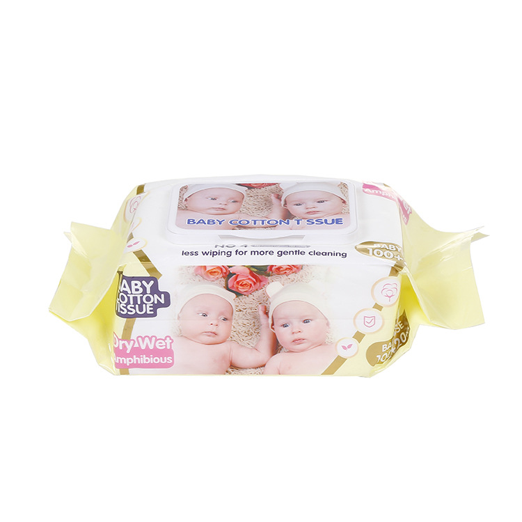 New Baby Cleaning Lock Water Wipe 120 Pieces Portable Travel with Lid Family Pack Baby Hand and Mouth Wipes