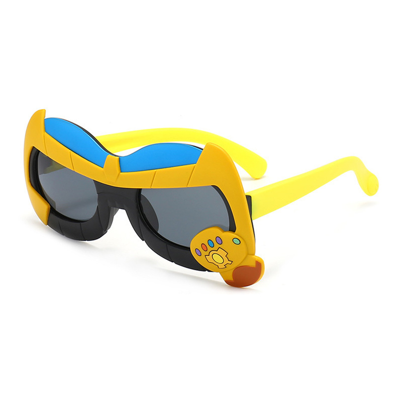 New Children's Cartoon Funny Sun Glasses Outdoor UV-Proof Sun-Shade Glasses Glasses Boys and Girls Polarized Sunglasses