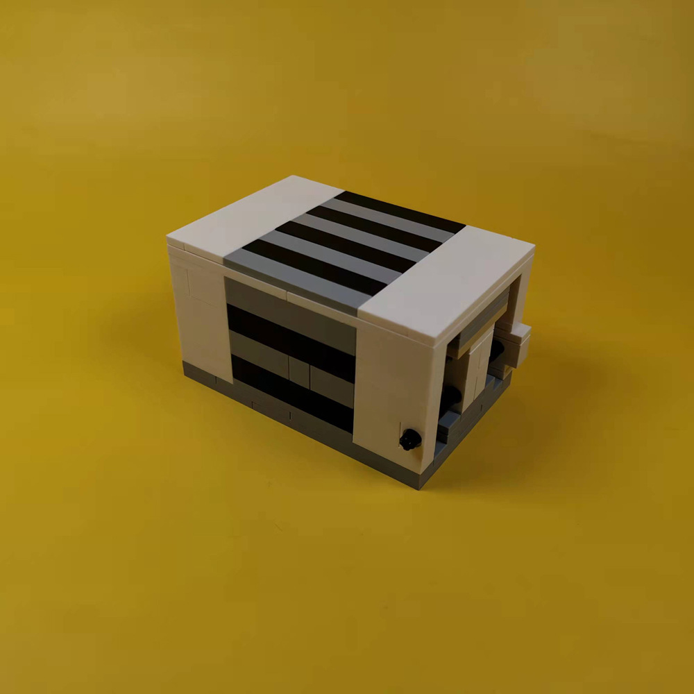 moc小颗粒积木兼容乐高创意捉迷藏解密盒hide&seek puzzle box