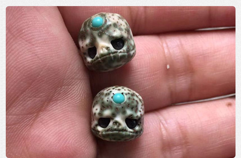 厂家现货海南星月菩提阿呆雕刻顺白星月阿呆小人干磨菩提配件批发