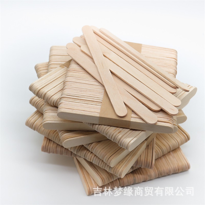 冰淇淋棒雪糕棒压舌板彩色冰棍棒手工diy本色雪糕棍厂家