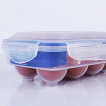 乐扣塑料保鲜盒 冰箱储物食品密封盒鸡蛋盒十个装HPL953