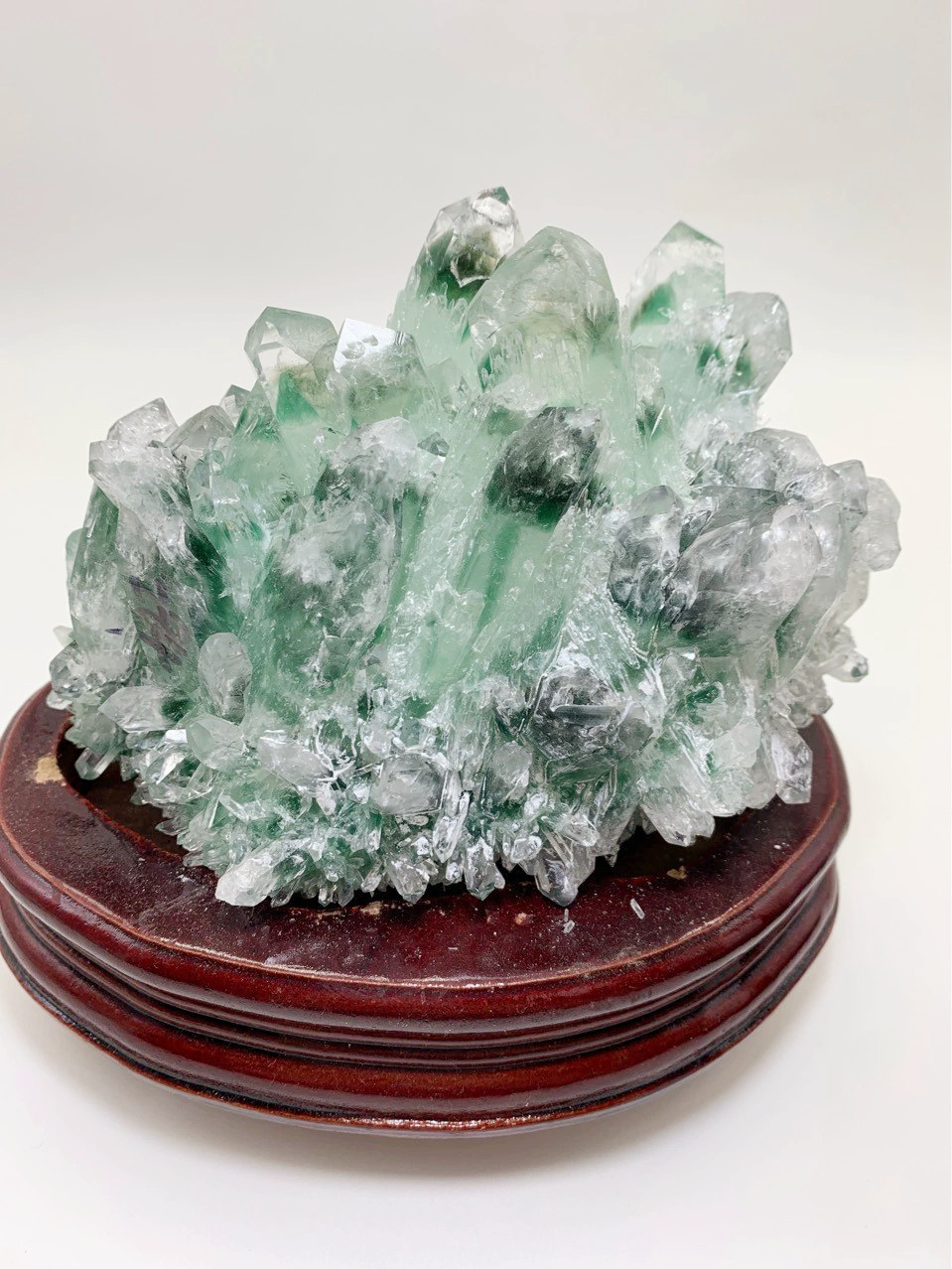 直播现货天然水晶晶簇 摆件 带底座 一件拿货 消磁石 能量水晶