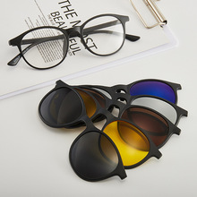 TR90镜框随心色彩太阳镜阻挡眩光视觉清晰墨镜偏光夹片时尚潮套镜