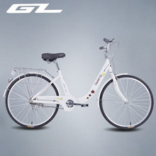 捷狼（GL）城市休闲自行车男女通用款24寸美琳娜高碳钢单速