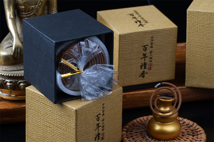 百年檀香盘香2小时4小时48小盘香熏烧香供神拜拜礼佛香室内薰香