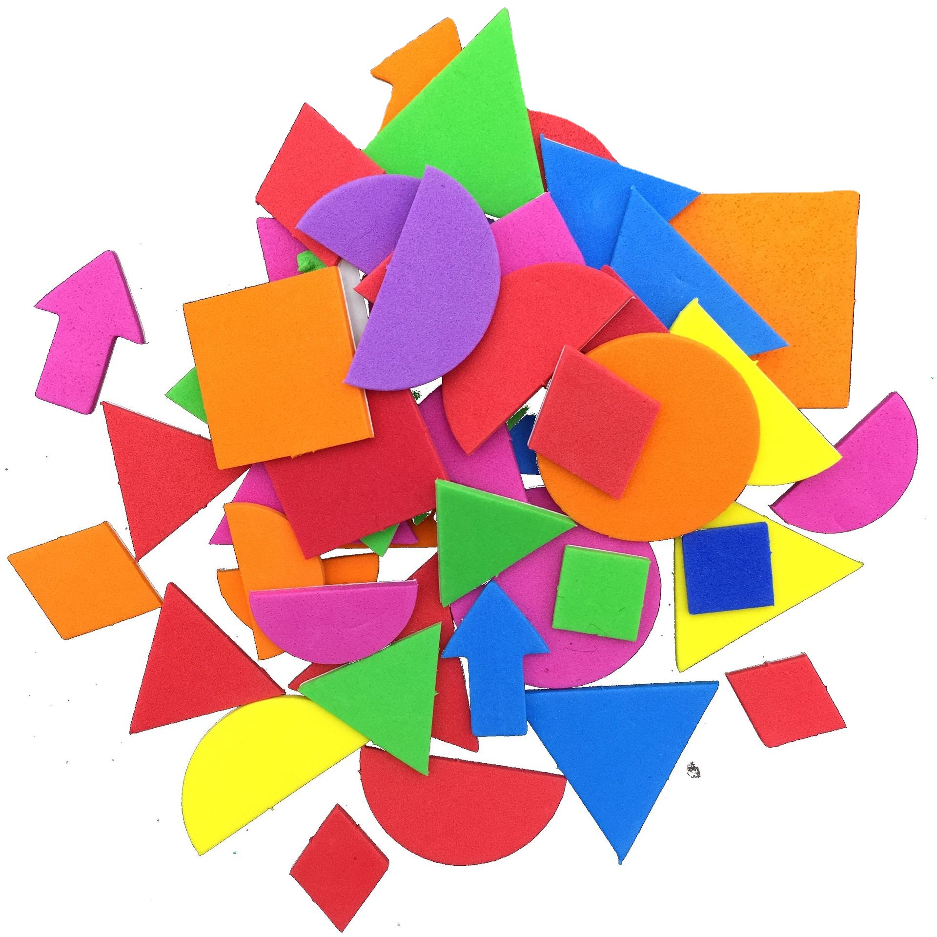 厂家批发彩色贴纸几何贴纸形状贴纸益智贴纸美劳贴纸海绵贴纸贴片