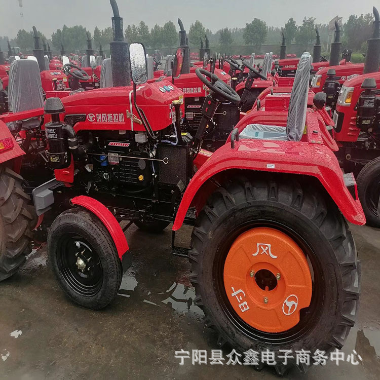 2021时风四轮柴油农用车32马力单杠两区电启动建筑地拉水泥用