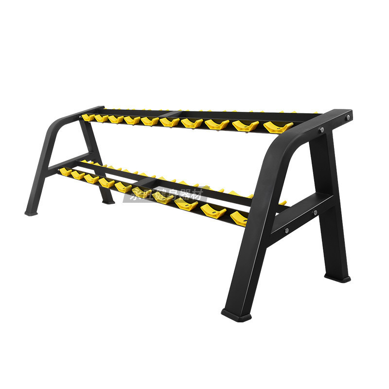 商用哑铃架二层十副哑铃架健身房用哑铃架子高承重私教工作室