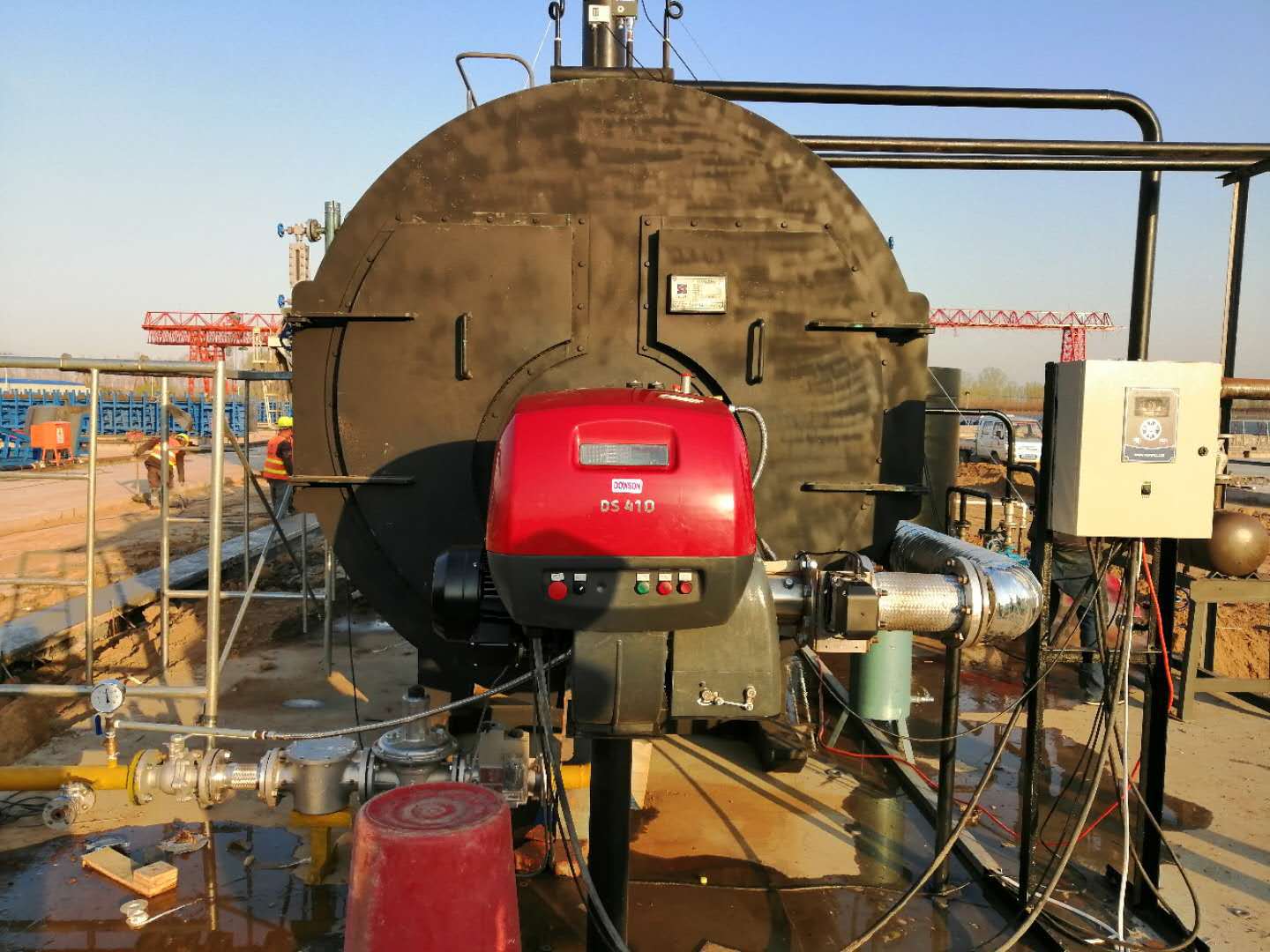 厂家批发利雅路燃烧机rs70燃气燃烧器利雅路70万大卡锅炉燃烧机