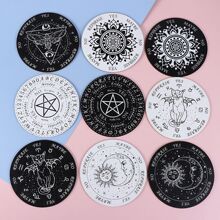 DIY Wooden Pendulum Board Black White Color with Stars Sun跨