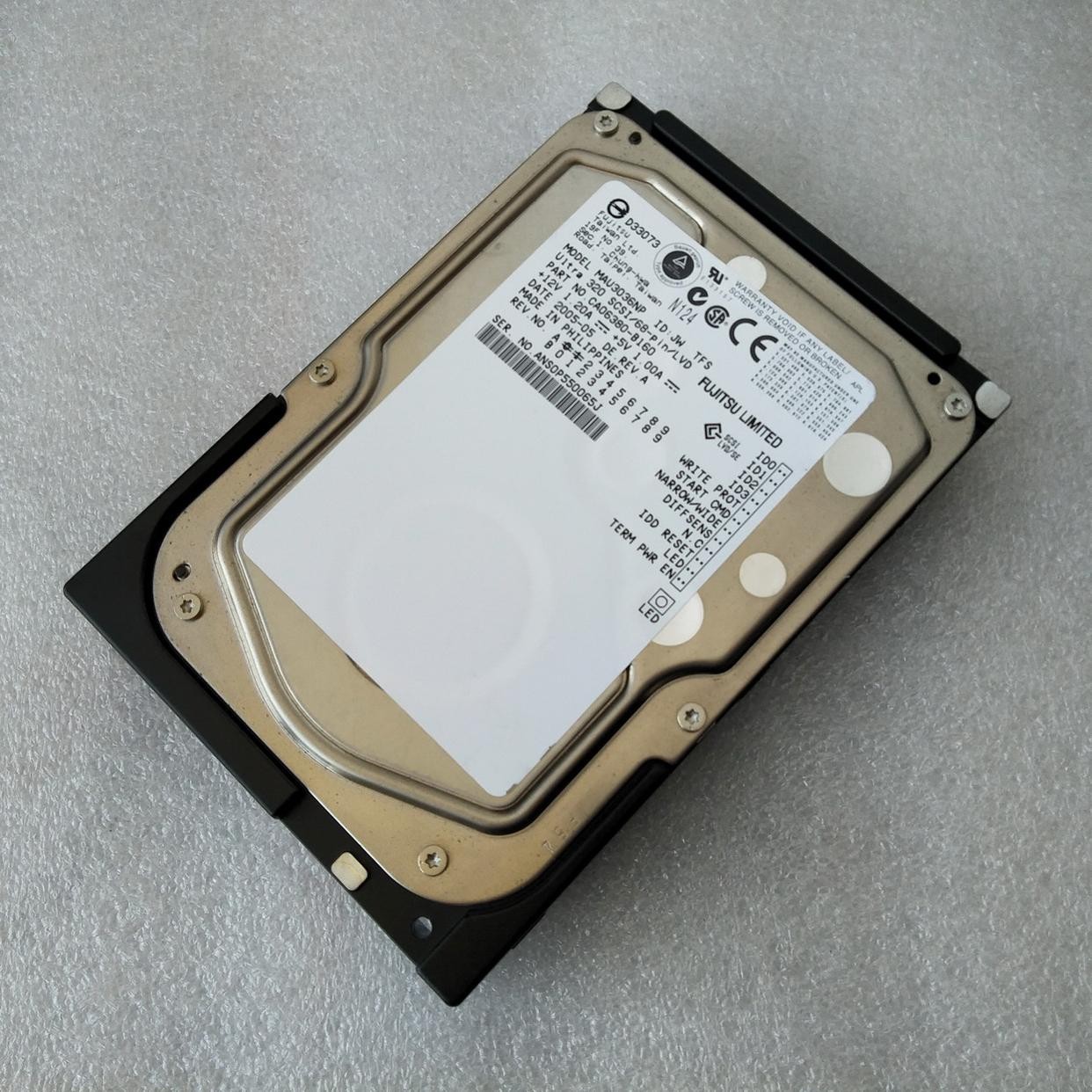 fujitsu/富士通 mau3036np 15k 36g 68针scsi硬盘适用工作站硬盘