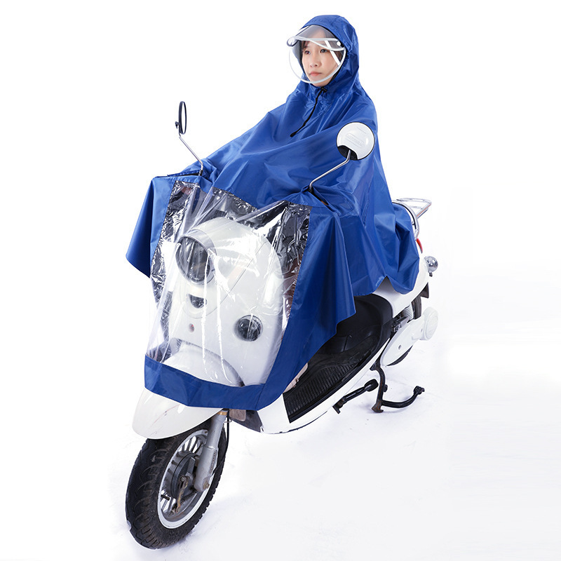 骑车雨衣电动车专用加大加厚加长双人骑行雨具电瓶自行车雨披