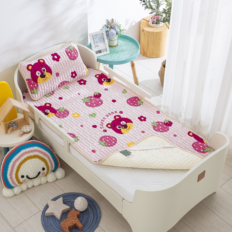 Summer Children's Latex Summer Mat Baby Small Bed Mat Kindergarten Soft Seat Multi-Specification Ice Summer Mat 60 X120 Mat