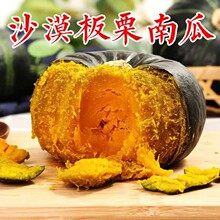 甘肃民勤沙漠板栗南瓜粉糯香甜老南瓜非贝贝小南瓜新鲜蔬菜辅食