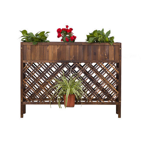 餐厅酒店隔断花架室内围栏门店装饰木栅栏饭店卡座隔离防腐木花槽