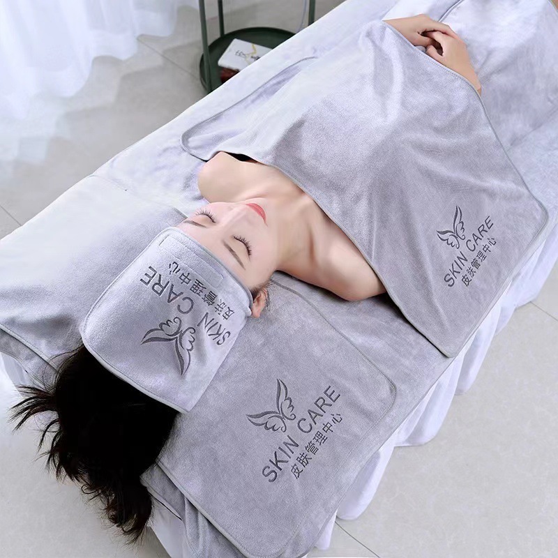 Beauty Salon Single-Service Towels Free Logo Skin Management Closed Toe Bed Large Bath Towel Skirt Lint-Free High-End