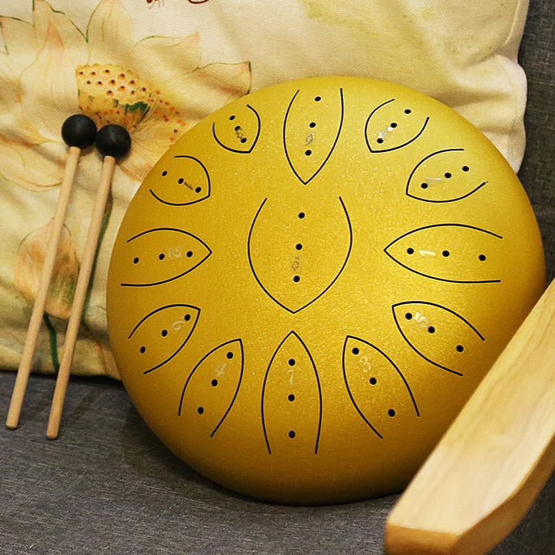 andrew安德鲁初学者空灵鼓12寸忘忧鼓梵音鼓钢舌鼓儿童乐器批发