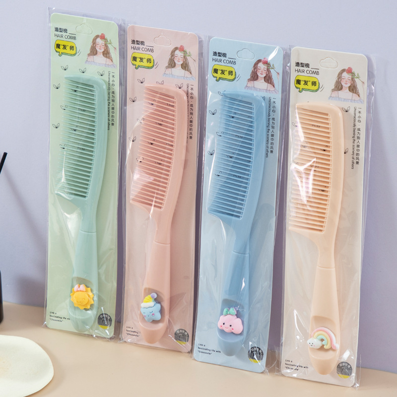 Cartoon Series Cartoon 6010 Hairdressing Comb Comb Massage Comb Air Cushion Comb Straight Comb