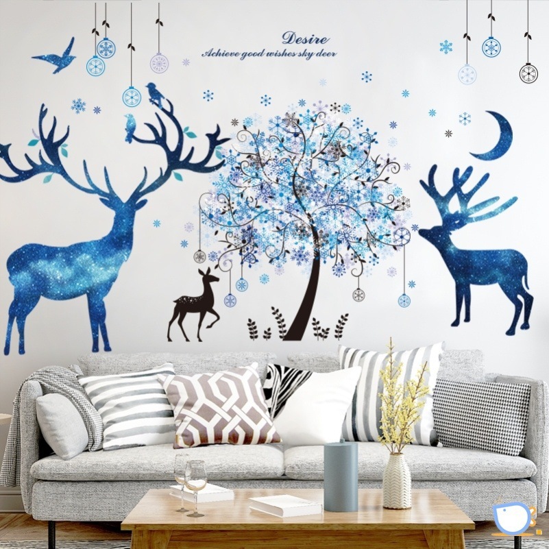 主卧床头贴画家里装饰壁纸温馨补墙贴遮瑕遮丑房间布置墙纸自粘3d