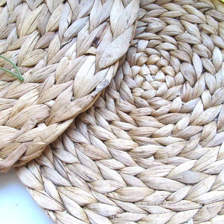 水葫芦草编隔热垫加厚编织餐桌垫家用盘垫碗垫餐垫茶杯垫砂锅垫子