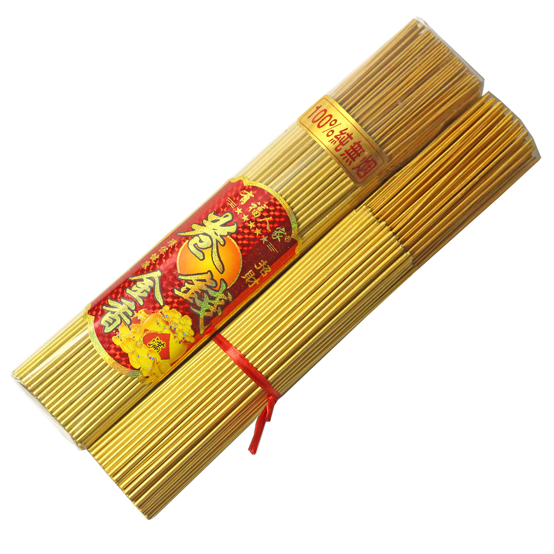 无烟金卷钱卷财香筒无烟檀香寺庙拜神香平安发财香批发佛香直销