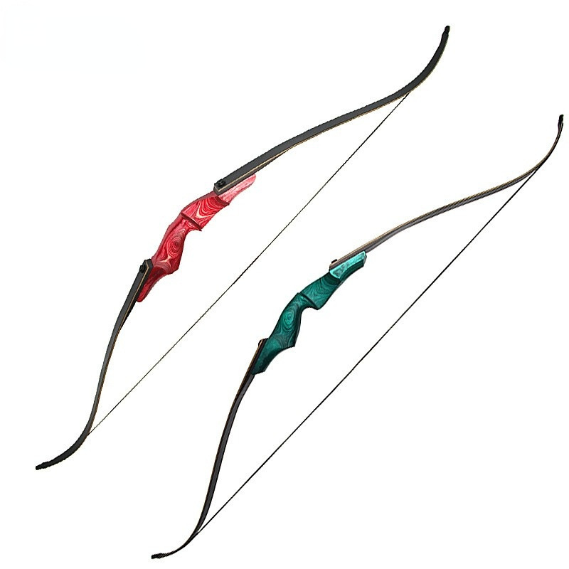 风暴美猎反曲弓便携式分体美猎弓炫彩科技木弓把层压弓片跨境批发