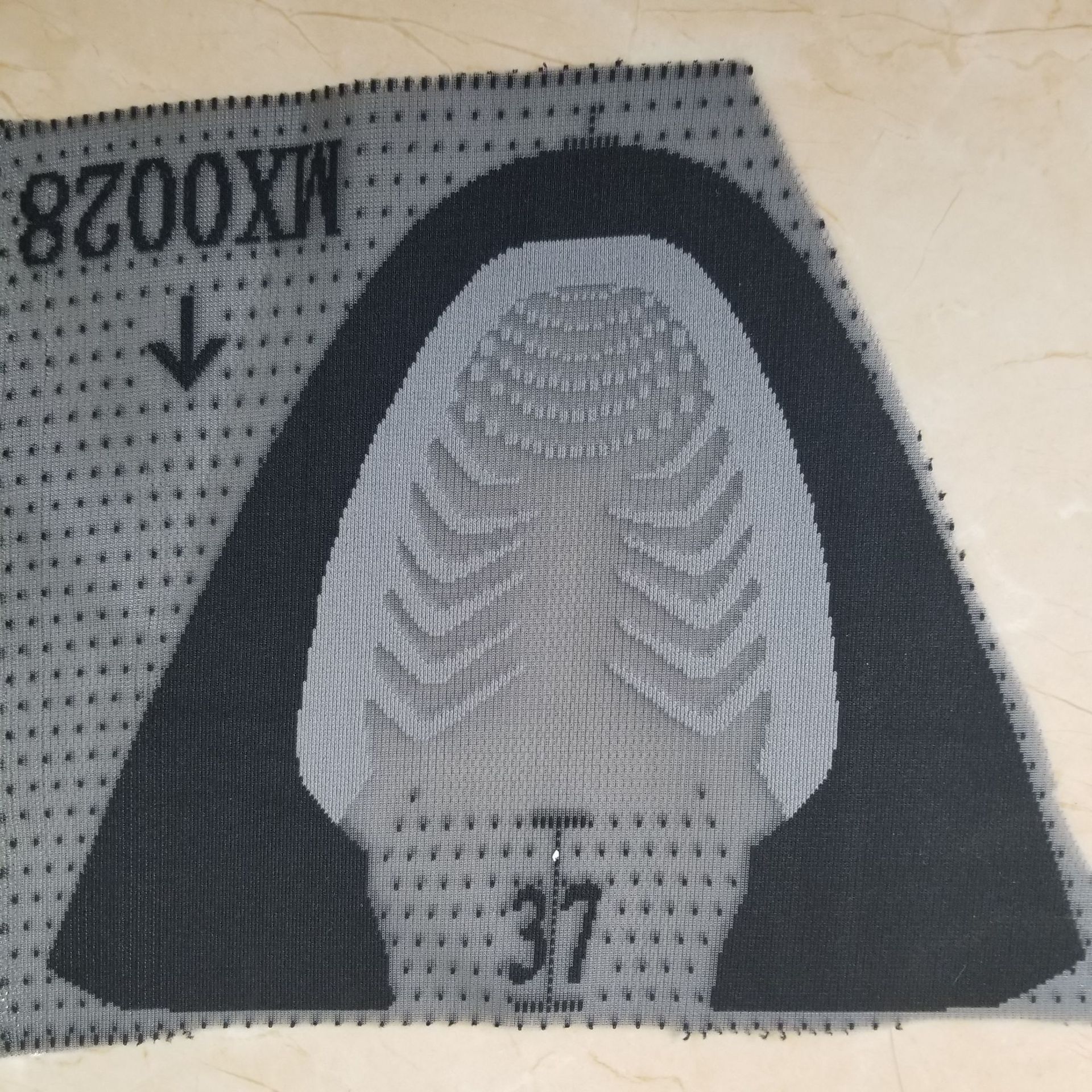 纱贾鞋面贾卡网布 3d透气弹性经编运动网布材料 三明治网布定制