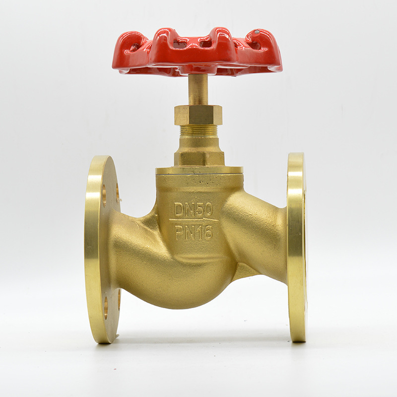 黄铜法兰截止阀铜截止阀j41w16tdn15dn20dn25dn200高温蒸汽阀