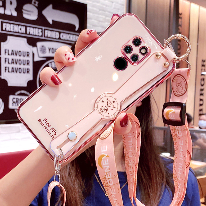 华为mate20手机壳mete20pro腕带保护meta20x5g版硅胶套mt20x全包