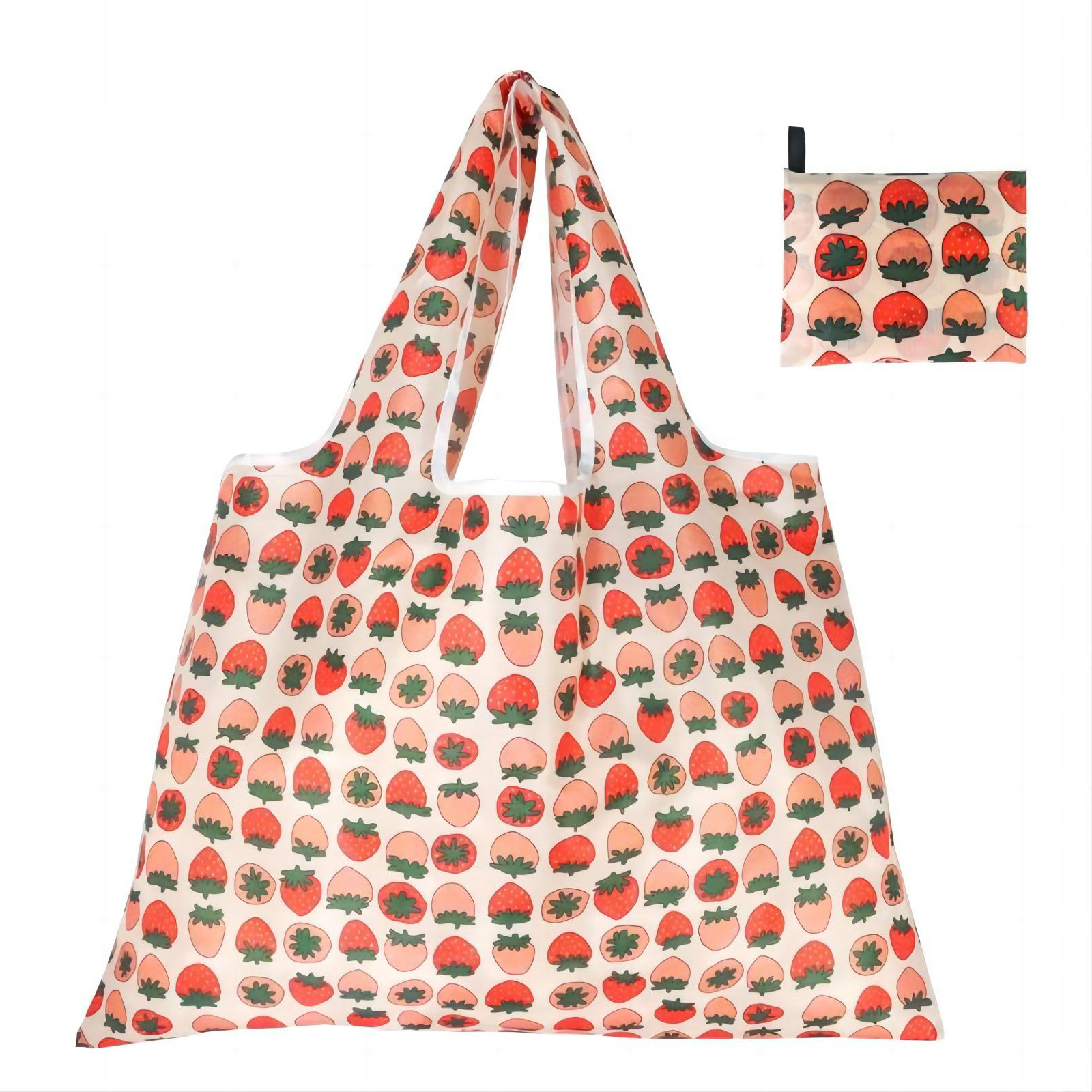 环保折叠购物袋简约方便牛津布超市买菜袋子防水大容量手提袋便携