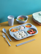陶瓷餐具分格盘套装家用分隔餐具创意早餐盘子学生儿童餐盘减脂盘