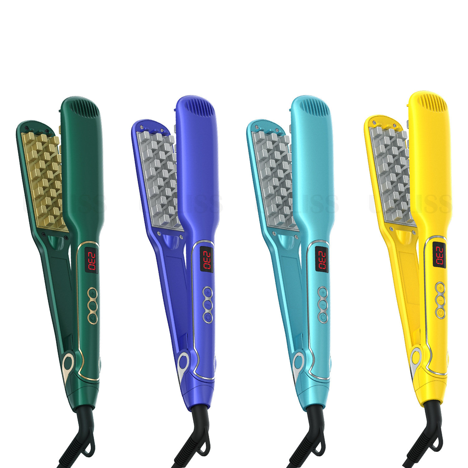 负离子卷发器根玉米须格子卷直卷发棒电夹板烫发器头发蓬松器