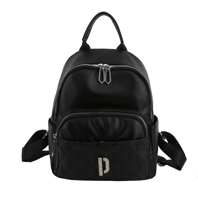 Casual High-Grade Backpack Women's New Trendy Fashion Soft Leather Travel Commuter Shopping Women's Backpack